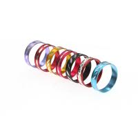 Zinklegering ringen, Zinc Alloy, uniseks, gemengde kleuren, 19x19x5mm, 100pC's/Bag, Verkocht door Bag