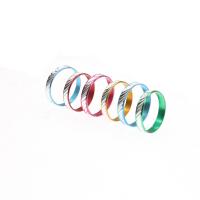 Zinklegierung Fingerring , unisex, gemischte Farben, 19x19x5mm, 100PCs/Tasche, verkauft von Tasche