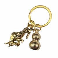 Key Chain, Zinc Alloy, guldfarve belagt, Unisex & forskellige stilarter for valg, nikkel, bly & cadmium fri, 44x18mm, Solgt af PC