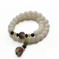 Wood Bracelets Bodhi Root folk style & Unisex 10mm Sold By Strand