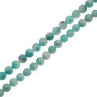 Amazonite Korálky, Amazonit, Kolo, DIY & různé velikosti pro výběr, cyan, Prodáno za 38 cm Strand