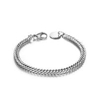 Titanium Staal Armband, gepolijst, Dubbele laag & verschillende grootte voor keus & verschillende stijlen voor de keuze & voor de mens, Verkocht door PC