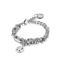 Partículas de acero Pulsera, pulido, diverso tamaño para la opción & para hombre, Vendido por UD