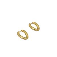 Orecchini cerchietti Hoop ottone, placcato, per la donna & cavo, nessuno, 20mm, Venduto da coppia