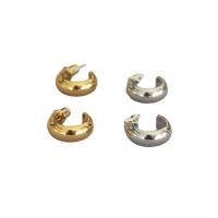 Messing Stud ørering, forgyldt, for kvinde, flere farver til valg, 5x13mm, Solgt af par