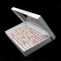 Strass vinger Ring, Zinc Alloy, met parel, voor vrouw & met strass, rose goud kleur, 200x200x30mm, 100pC's/box, Verkocht door box