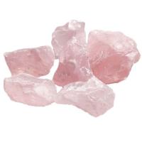 Rose Quartz Decoration irregular natural pink Sold By PC