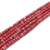 Impression Jasper Beads Abacus polished DIY Length 38 cm Sold By PC