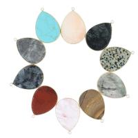 Gemstone Pendants Jewelry Brass with Gemstone Teardrop 0c Sold By PC