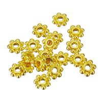 Zinc Alloy Spacer perler, guldfarve belagt, 4x1mm,1mm, 20pc'er/Bag, 20Tasker/Lot, Solgt af Bag