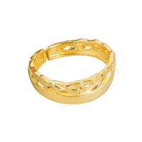 Žalvarinis Cuff Finger Ring, padengtą, moters & kaltinis, daugiau spalvų pasirinkimas, 5.50mm, Pardavė PC