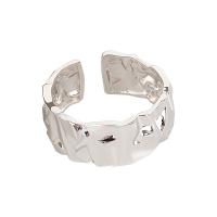 ottone Anelli Cuff, placcato, Regolabile & per la donna & martellato, nessuno, 8.20mm, Venduto da PC