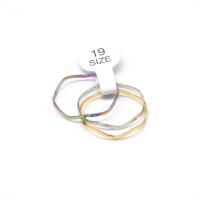 Anel de liga de zinco, unissex, cores misturadas, 20x20x3mm, 100PCs/Bag, vendido por Bag