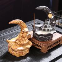 Backflow Incense Burner Porcelain plated for home and office & durable Sold By PC