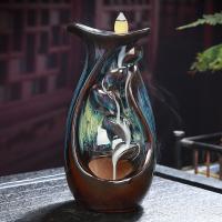 Backflow Incense Burner Porcelain plated for home and office & durable Sold By PC