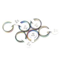 Zinklegierung Fingerring , unisex, gemischte Farben, 200x200x30mm, Bohrung:ca. 1mm, 100PCs/Tasche, verkauft von Tasche