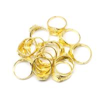 Sinc Alloy Finger Ring, do bhean, órga, 200x200x30mm, 100ríomhairí pearsanta/Mála, Díolta De réir Mála