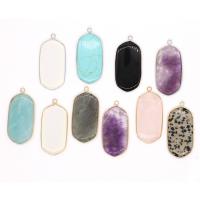 Gemstone Pendants Jewelry Brass with Gemstone Sold By PC