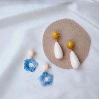 Resin Drop Earring, mode smykker & forskellige stilarter for valg & for kvinde, Solgt af par