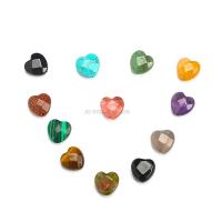 Beads Gemstone misti, Pietra naturale, Cuore, lucido, DIY & sfaccettati, nessuno, 10x5mmuff0c15x8mm, Venduto per 38 cm filo