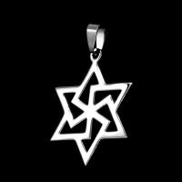 Stainless Steel Pendants Star original color Sold By PC