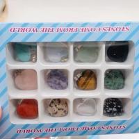 Colgantes de Gemas, Piedra natural, más colores para la opción, 12PCs/Set, Vendido por Set