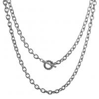 Stainless Steel Jewelry Necklace plated fashion jewelry & for woman Sold By PC