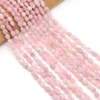 Korálky přírodní Rose Quartz, Nuggets, DIY, růžový, 6-8mm, Prodáno za 38 cm Strand