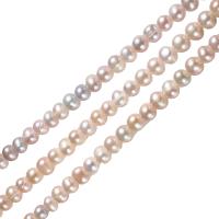 Krumpir Kulturan Slatkovodni Pearl perle, prirodan, 9-10mm, Rupa:Približno 0.8mm, Prodano Per Približno 14.7 inčni Strand