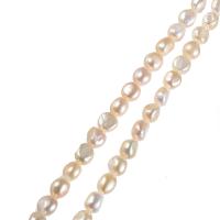 Barokní kultivované sladkovodní perle, Sladkovodní Pearl, Nuggets, přírodní, růžový, 10-11mm, Prodáno za Cca 15.3 inch Strand