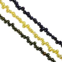 Barok ferskvandskulturperle Beads, Ferskvandsperle, blandede farver, klasse A, 7-8mm, Hole:Ca. 0.8mm, Længde 14 inch, 10Strands/Bag, Solgt af Bag