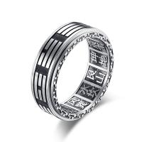 Titantium Steel Finger Ring, Titanium Steel, divat ékszerek & egynemű & különböző méretű a választás, 8mm, Által értékesített PC