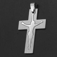 Pendants Cruach Cross dhosmálta, Cruach dhosmálta, Cros chéasta Cross, dath bunaidh, 43x28x1mm, Díolta De réir PC