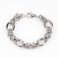 Titanium armbanden, Titanium Staal, plated, uniseks, zilver, Lengte 15 cm, Verkocht door PC