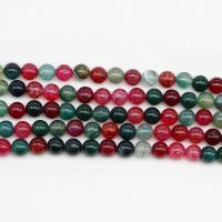 Agaat kralen, Toermalijn Color Agaat, gepolijst, Natuurlijk & DIY & verschillende grootte voor keus, Per verkocht 14.96 inch Strand