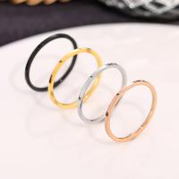 Titanium Steel Finger Ring plated Unisex Sold By PC