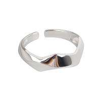 ottone Anelli Cuff, placcato, Regolabile & per la donna, nessuno, 6mm, Misura:14, 5PC/lotto, Venduto da lotto