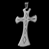 Stainless Steel Cross Pendants original color Sold By PC