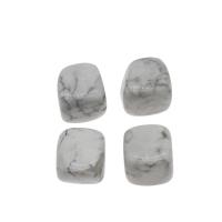 magnesite decorazione, Quadrato, bianco, 10PC/borsa, Venduto da borsa