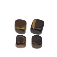 Tiger Eye Koristeluun, Neliö, sekavärit, 10PC/laukku, Myymät laukku