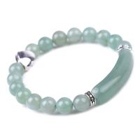 Gemstone Armbånd, Ædelsten, forskellige materialer til valg & Unisex, 8mm, Længde Ca. 7 inch, Solgt af PC