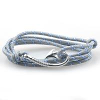 Bracciale bigiotteria, lega in zinco, with corda in nylon, unisex, nessuno, Lunghezza Appross. 29.52 pollice, Venduto da PC