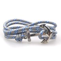 Mode Armband Smycken, Zink Alloy, med Terylene Cord, Unisex, fler färger för val, Längd Ca 29.52 inch, Säljs av PC