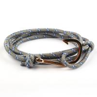 Fashion armbånd smykker, Zinc Alloy, med Terylene Cord, guldfarve belagt, farvet & Unisex, flere farver til valg, Længde Ca. 29.52 inch, Solgt af PC