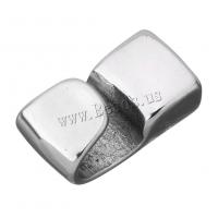 acciaio inox Cuoio Band fibbia risultati, Annerire, 12x23x10mm, Foro:Appross. 11x5mm, 10PC/lotto, Venduto da lotto