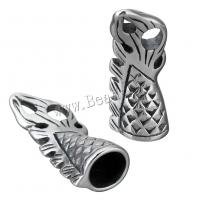 acciaio inox Cuoio Band fibbia risultati, Annerire, 13x32x11mm, Foro:Appross. 8mm, 5mm, 10PC/lotto, Venduto da lotto