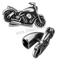 acciaio inox Cuoio Band fibbia risultati, motocicletta, Annerire, 35x20x18mm, Foro:Appross. 10x5mm, 10PC/lotto, Venduto da lotto