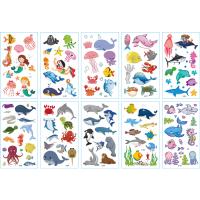 HD Aufkleber Tattoo Sticker, Wasser Kunstdruck, für Kinder & verschiedene Muster für Wahl, 68x120mm, 50PCs/Menge, verkauft von Menge