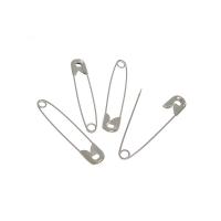 Iron Safety Pin platinum color plated nickel lead & cadmium free Sold By Lot