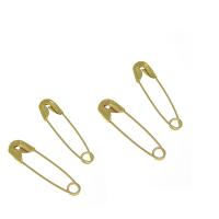 Iron Safety Pin gold color plated nickel lead & cadmium free Sold By Lot